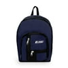 Everest 18" Double Main Compartment Backpack, Navy All Ages, Unisex 5045-NY/BK, Carrier and Shoulder Book Bag for School, Work, Sports, and Travel