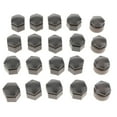 thumbnail image 3 of 20 Set 19mm Car Wheel Tire Nut Lug Cap Protector Hub Screw Gray, 3 of 6