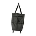 thumbnail image 2 of Bolsa de compras con ruedas Strade Fareast Limited bolsa de mano plegable tela Oxford negro, 2 of 8