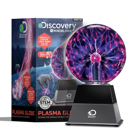 Lámpara Plasma Globe Discovery #MINDBLOWN, sensible al sonido táctil
