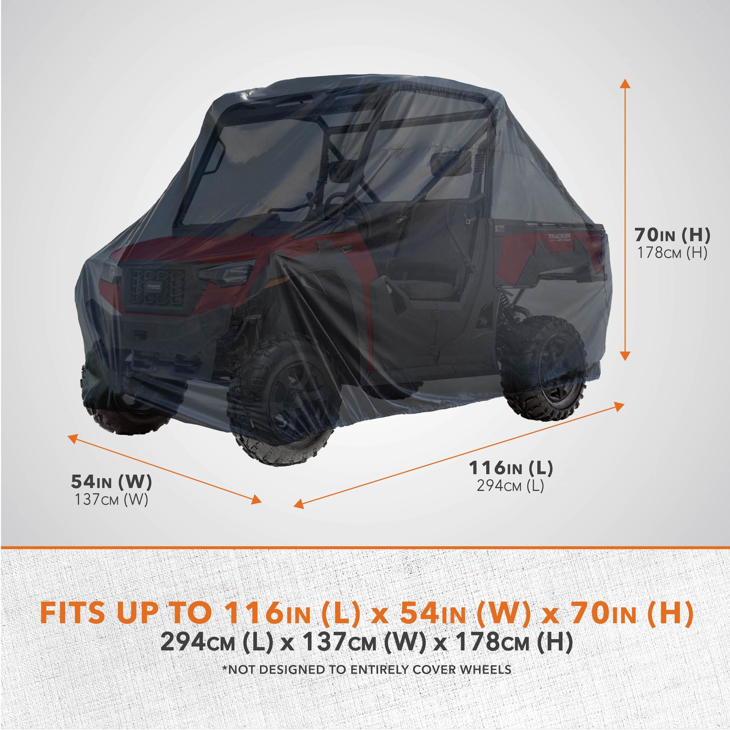 Modern Leisure® Sport UTV Cover, Large, Black