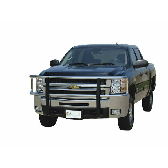 Go Industries Grille Guard 77738 Big Tex; 1-Piece; Chrome Plated; Steel; 1.9 Inch Diameter; With Brush Guard/Without Brush Guard Insert; Without Skid Plate; Without Step Plate