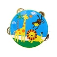 thumbnail image 2 of Pandereta de mano de madera de , instrumentos de percusión, tambor de mano, juguete educativo para juegos, juguetes, karaoke, niños pequeños 15 centímetros, 2 of 8