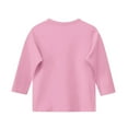 thumbnail image 5 of Drmagiyhm Pink Girls 3/4 Sleeve Shirts Size 10-12 Cute Crewneck Shirt Floral Print T-Shirt Casual Fashion Kids Fall Winter Tops, Tees & Blouses 7-8 Years, 5 of 5