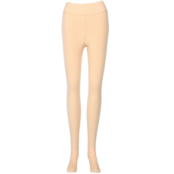 BRIGHTFUFU Leggings cálidos de invierno Leggings térmicos gruesos medias térmicas de cintura alta para mujeres