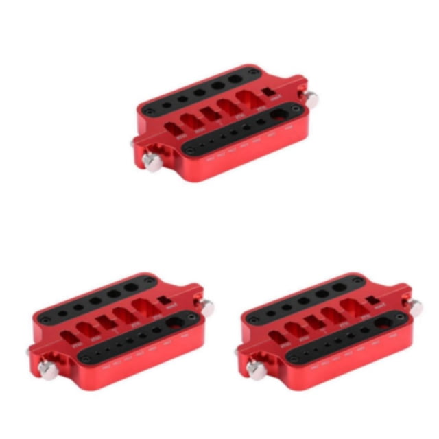 Riwesomey Mini soporte de herramienta de soldadura de Metal RC, modelo de estación de coche, banco de soporte de mesa, conector de Type1 NO1