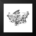 thumbnail image 2 of Vilar, Roger 15x15 Black Modern Framed Museum Art Print Titled - Cool Quartet, 2 of 5