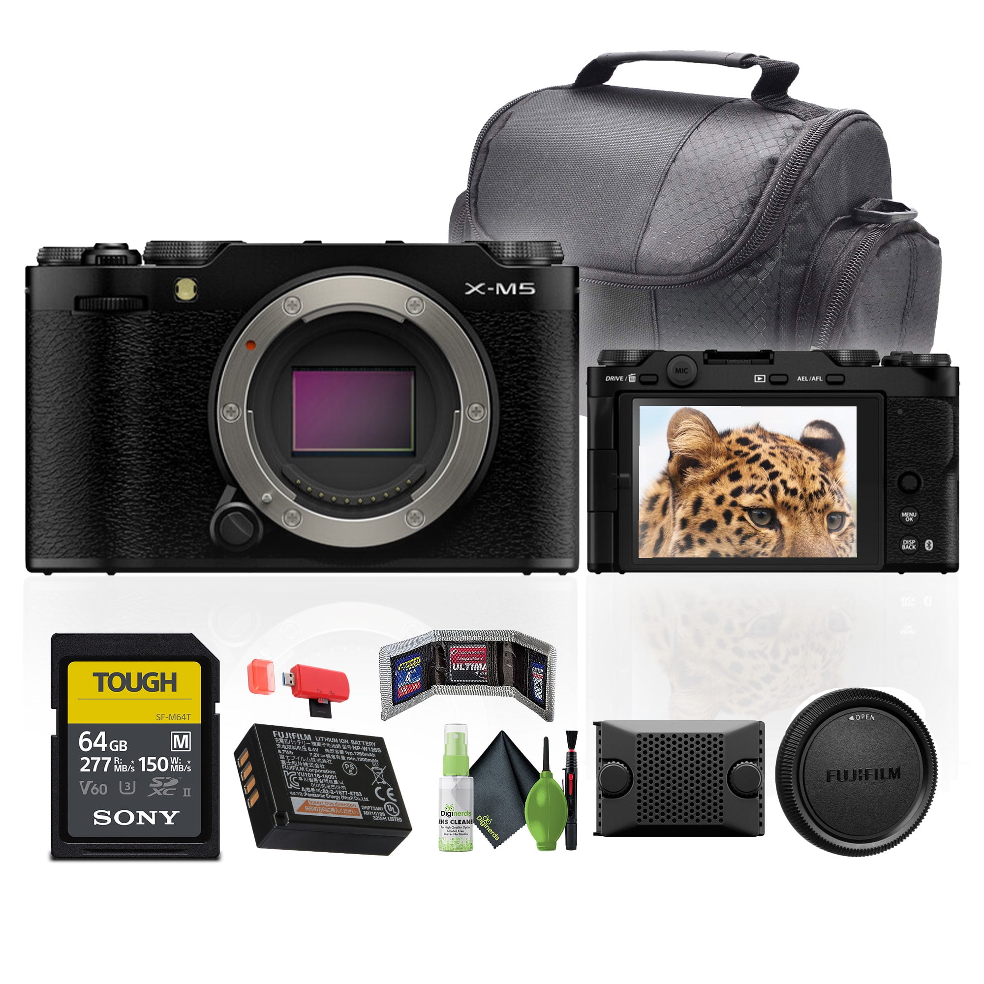 Fujifilm XT200 Mirrorless Digital Camera & 15-45mm Lens Dark