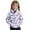 A-Purple22, variant on XUELUO Little Girls Jacket Butterflies Print Zipper Closure Hooded Long Sleeve Jackets Cute Style Early Spring Daily Chic Tops