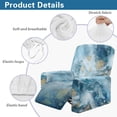 thumbnail image 5 of Kuiaobaty Marble Print Reclining Sofa Slipcover Breathable Recliner Chair Cover Durable Reclining Slipcover Washable Recliner Couch Cover with Elastic Bottom for Living Room, 5 of 8