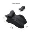 thumbnail image 3 of AOOOWER Ergonomic Memory Foam Pillow for Side Sleepers Reading Bed with Removable Cover, 3 of 10
