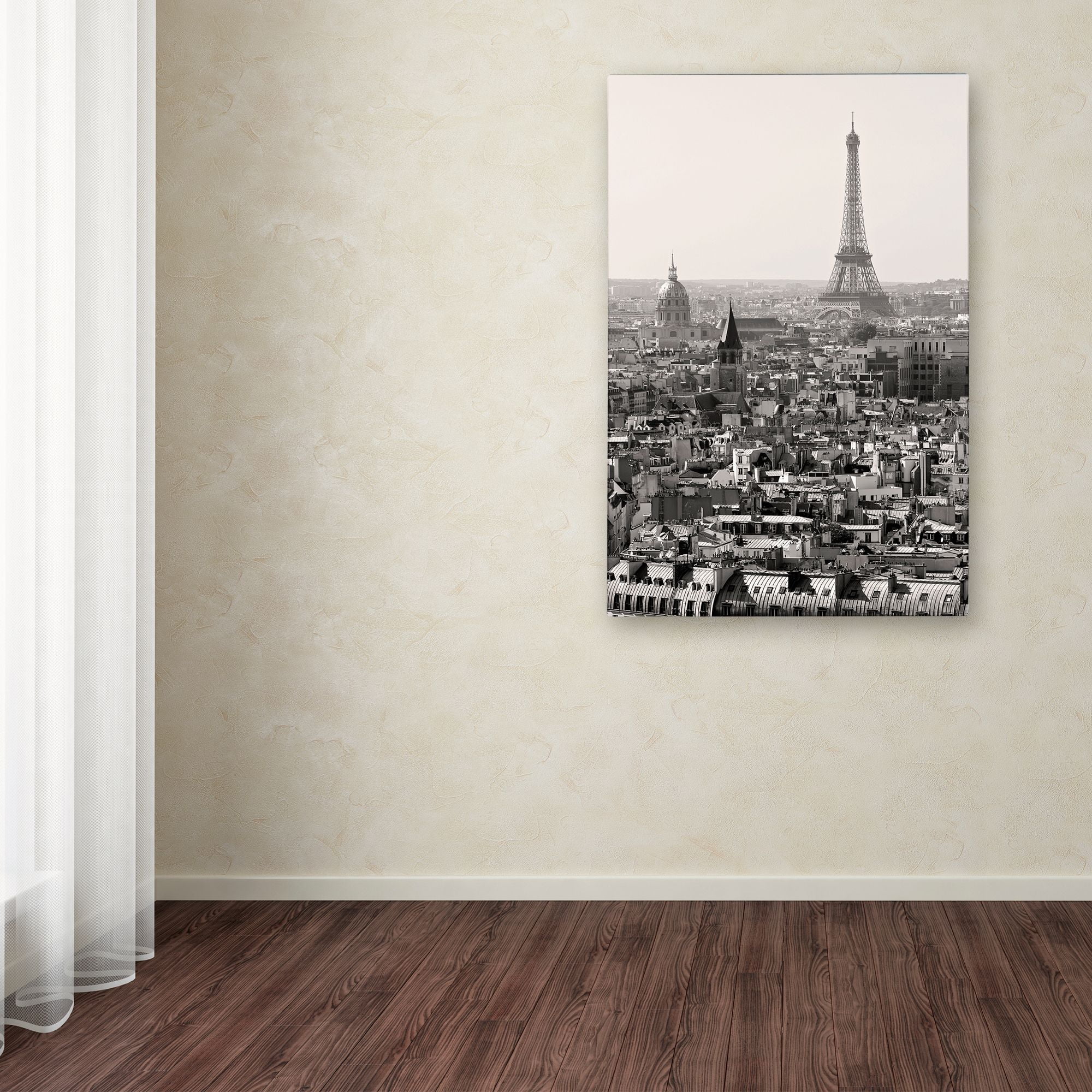 Trademark Fine Art "Paris" Canvas Art by Pierre Leclerc