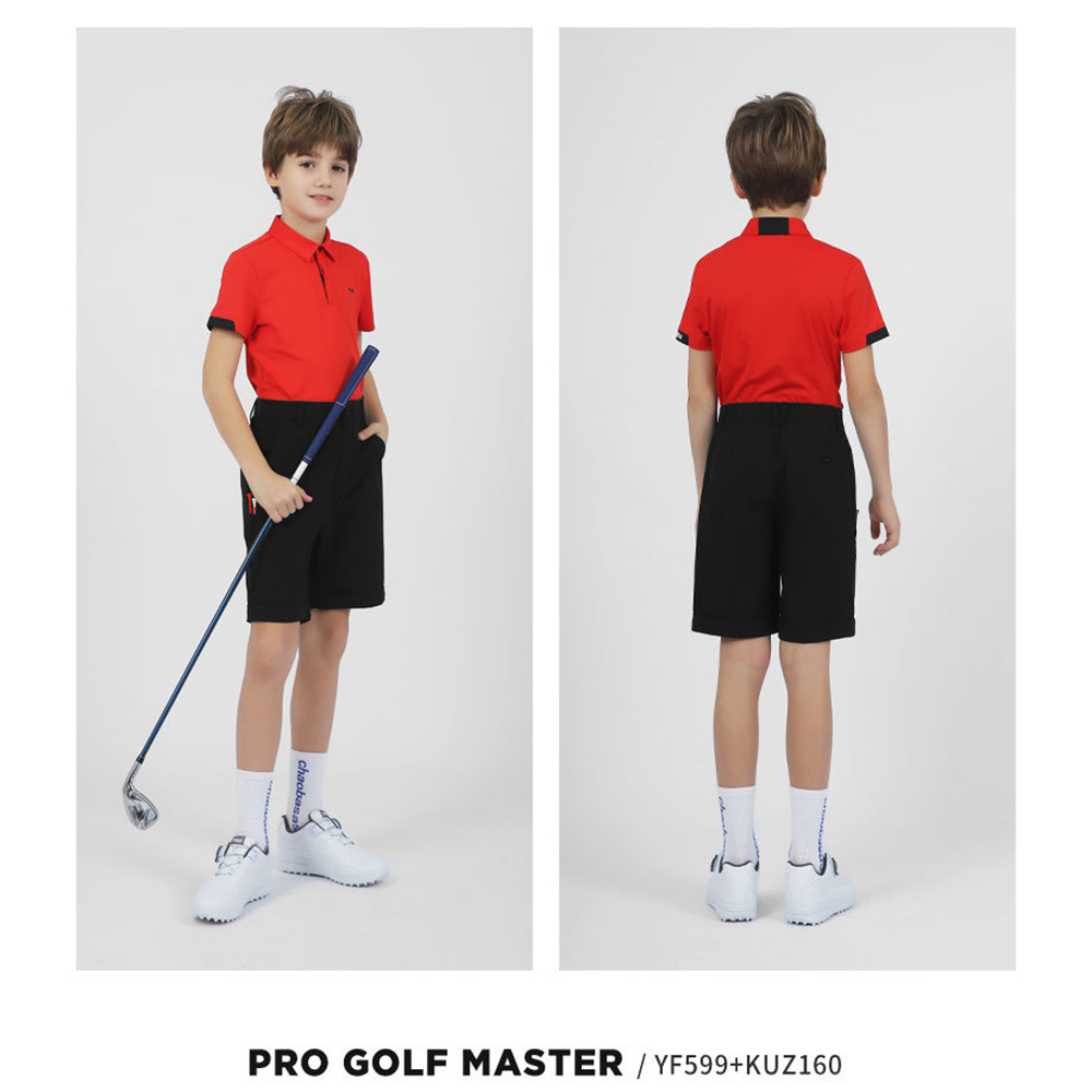 PGM Boys Golf Shorts Summer Youth Sports Pants Golf Wear for Kids KUZ160