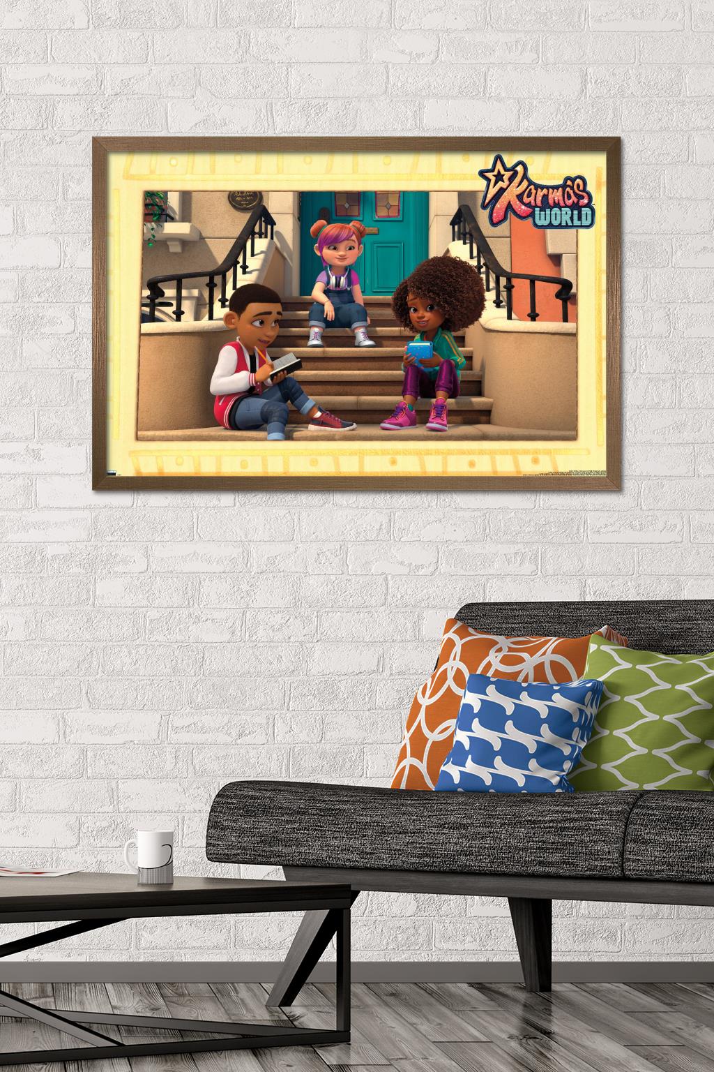 Karma's World - Group Wall Poster, 22.375" x 34" Framed