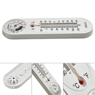 Bjerg Instruments Galvanized Steel Large Outdoor Thermometer 11.65 Inch  Wall Thermometer