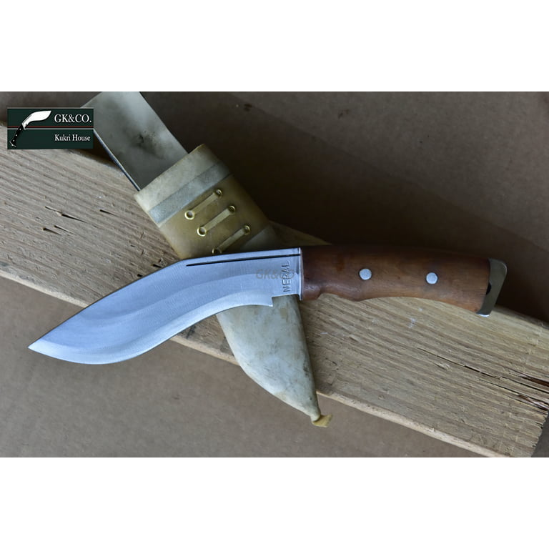 Knife, 2-Piece Set Kukri knife Hand forged kitchen knife Amolador