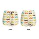 thumbnail image 3 of Balery Colorful Mustache Pantalones cortos deportivos para mujer con forro y dos bolsillos, elásticos, para entrenamiento, gimnasio, yoga-Large, 3 of 7
