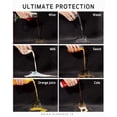 thumbnail image 2 of Syntus Delantal De Chef Para Hombres Y Mujeres Delantal De Cocina Con Bolsillos Delantales Con Pechera Ajustables Resistente Al Agua, Al Aceite Y A Las Manchas, 1 Paquete Negro, 2 of 5