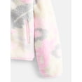 thumbnail image 3 of Disney Lilo & Stitch Girls Camo Floral Print Fleece Zip Up Jacket, Size 4-16, 3 of 3