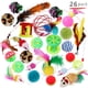 thumbnail image 1 of Juguetes para gatos, una variedad de juguetes combinados, divertido gato, ratón, campana, pelota y juego de plumas de 26, 1 of 5