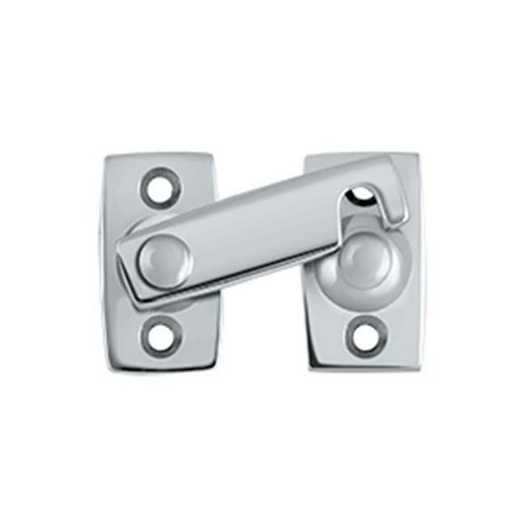 Deltana SB3178U26 0.87 in. Shutter Bar - Door Latch- Bright Chrome - Solid Brass
