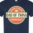 thumbnail image 4 of Inktastic Dad of Twins Vintage T-Shirt, 4 of 5