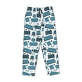 thumbnail image 6 of Uemuo Modern Furniture Pattern Women's Wide Leg Palazzo Lounge Pants with Pockets Light Weight Loose Comfy Casual Pajama Pants-X-Large, 6 of 9