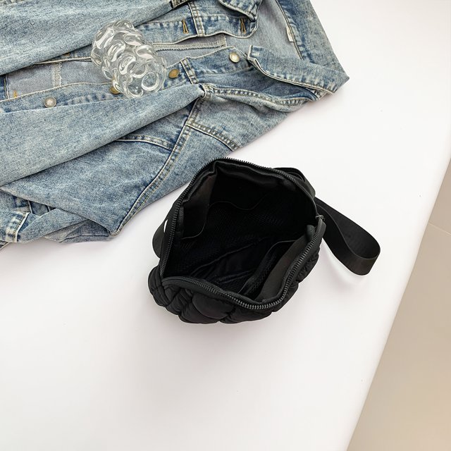 Bolso Nube Acolchado para Mujer Pecho Diario Niñas Color Sólido ()