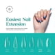 thumbnail image 2 of Nail Tips Beetles, cuadrados medianos, 500 unidades, cubierta completa transparente, 2 of 8