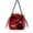 Red | 1PC, variant on Halloween Kids Trick Or Treat Candy Bag, Witch Pumpkin Embroidery Non‑Woven Handbag With Handle, Reusable Goodie Gift Pouch For Halloween Party, Orange