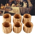 thumbnail image 1 of Servilletas Tejidas ANGGREK Estilo Rústico 6 Piezas Multiusos para Acampar, 1 of 8