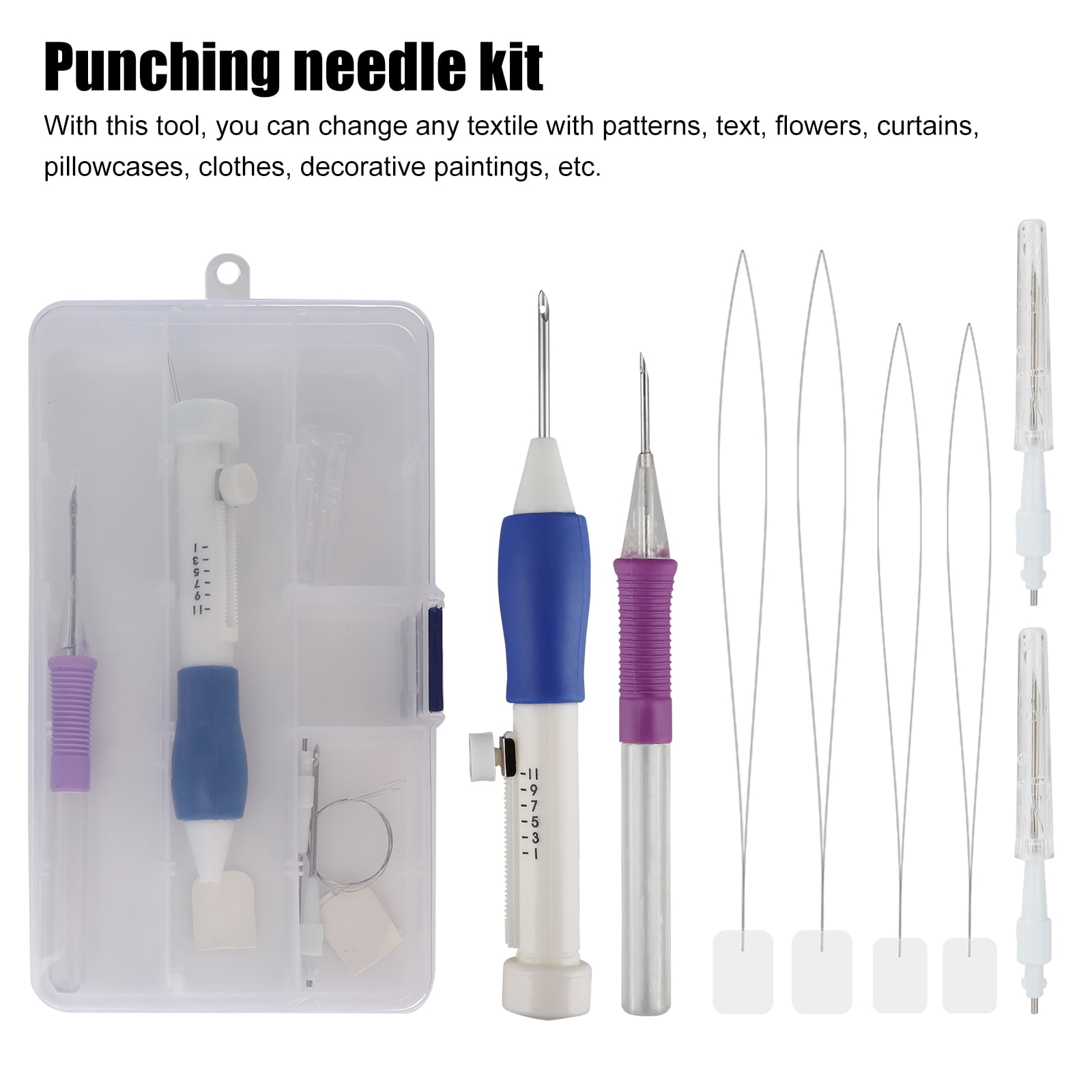 Diy Embroidery Needle Magic Pencil Interchangeable Punch - Temu