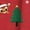 Brick Red, variant on Custom Christmas Sweater Christmas Cardigan for Women Open Front Knit Sweater Long Sleeve Casual Holiday Tops Xmas Tree Graphic Coat Wine,XL