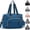 Blue, variant on General Diaper Bag Tote with Pacifier Case, Baby Bag for Women with Shoulder Straps, Travel Diaper Tote for for Mom and Dad Medium Size, Black