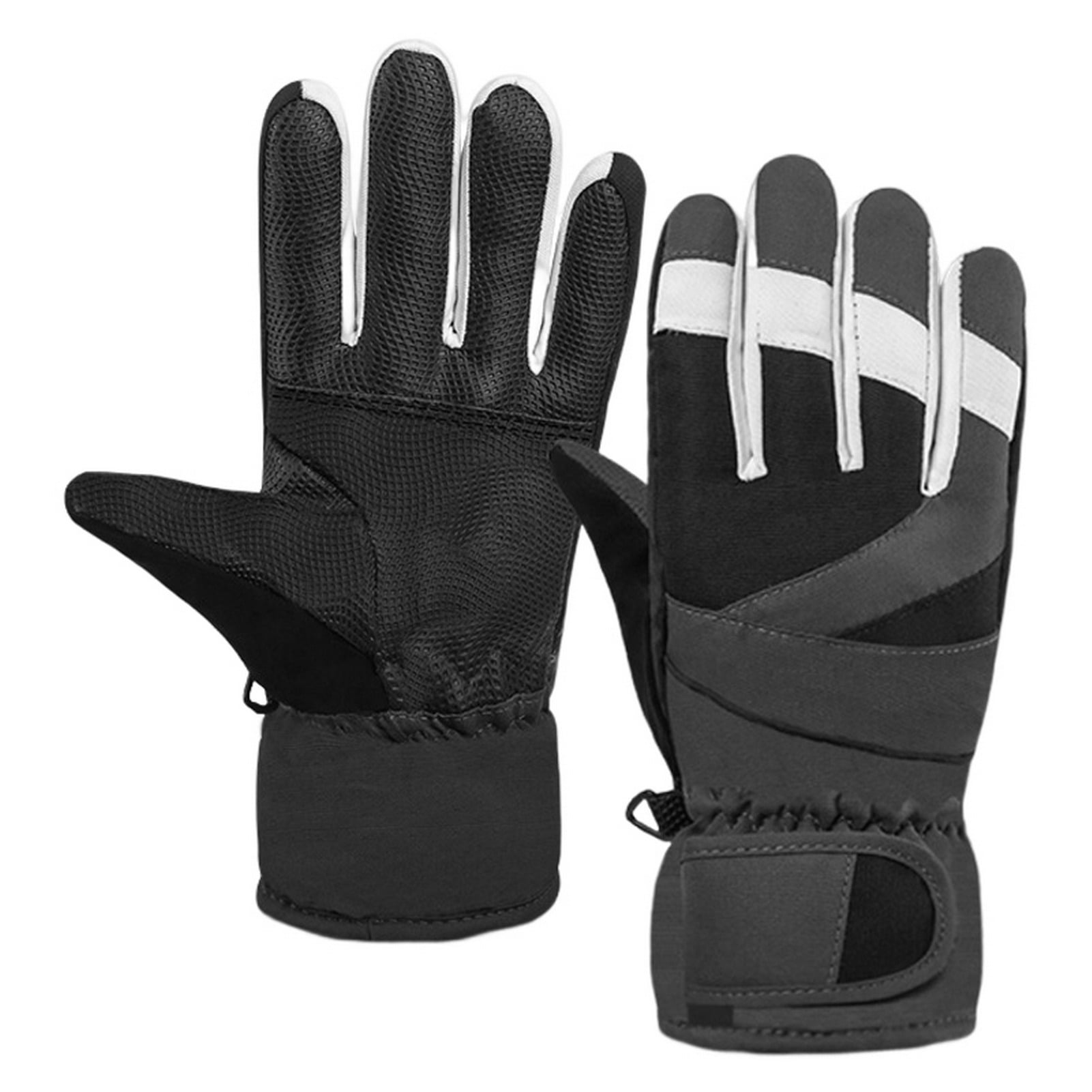 farfi Skiing Gloves 1 Pair Hands Protection Rough Palm Stylish 2 Sizes