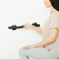 thumbnail image 5 of 48" Designer Waved Shaped Shower Grab Bar, Matte Black, 5 of 5