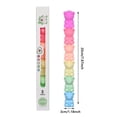 thumbnail image 2 of TIELUTT Bear Heart Shaped Design Allydrew Mini Stackable Highlighters Cute Color Markers Children's DIY Pens Bulk 100 Solid Marker Slim and Pens Set Retractable Ballpoint Pens Colors Click Pen Ballpo, 2 of 3