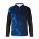 thumbnail image 4 of Blusa y camisa de manga larga con cuello vuelto para hombre, jersey con solapa a cuadros, a rayas y cremallera, manga corta, deportiva, de manga corta, con solapa, blusa de poliéster para hombre, 4 of 5