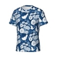 thumbnail image 3 of Rocae Rose Flowers for Men's Moisture-Wicking Crew Tee - T-Shirt for Sports, Outdoor Activities, and Casual WearX-Large, 3 of 9