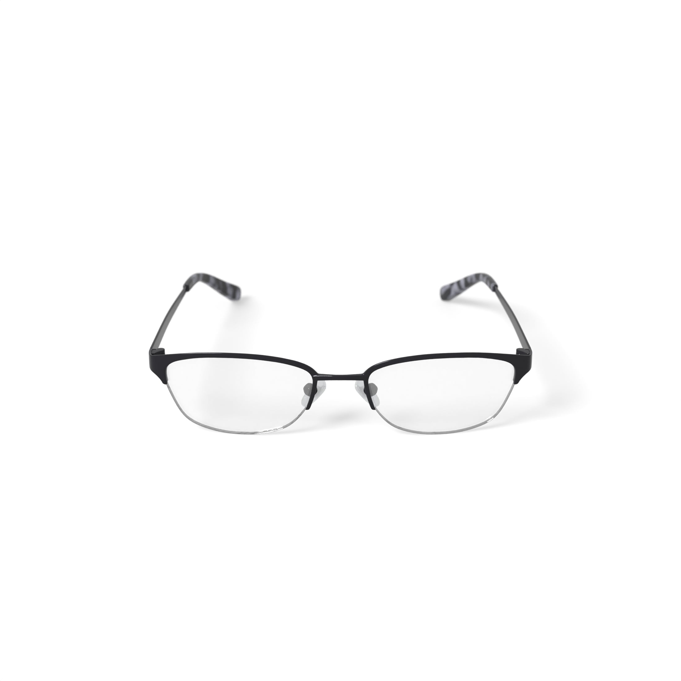 TiFlex Women's TFL2101 Browline Browline Prescription Eyeglasses with Case, Navy