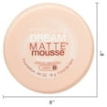thumbnail image 3 of Maybelline Dream Matte Mousse Foundation, Porcelain Ivory, for All Skin Types, 0.64 oz, 3 of 5