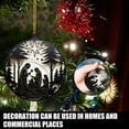 thumbnail image 7 of Nativity Scene Christmas Ornaments 2D Acrylic Religious Hanging Decor The Birth of Jesus Christian Tree Decoration 2025 Festive Memorial Keepsake for Home, 7 of 7