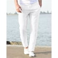 thumbnail image 2 of Pantalones Casuales De Lino De Algodón Sueltos Para Hombres, 2 of 7