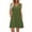 Army Green., variant on Akafmk Summer Dresses for Women Casual Dresses,Solid Color V-Neck Short Dress Sleeveless Tank Mini Dresses A Line Beach Sundress with Pockets