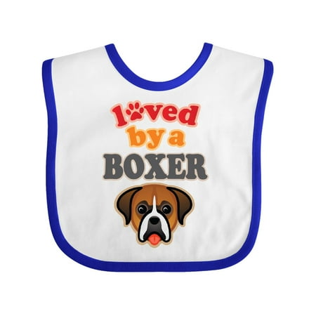 

Inktastic Boxer Dog Lover Pet Owner Gift Baby Boy or Baby Girl Bib