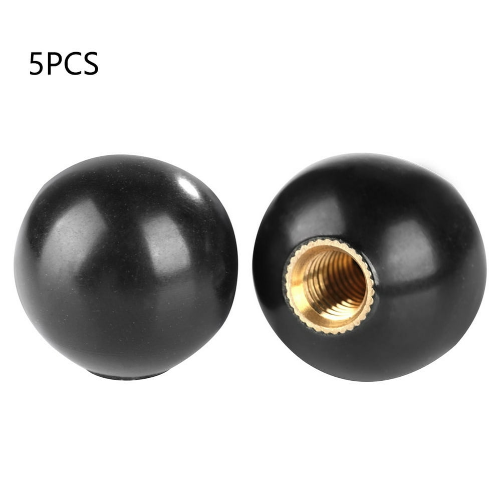 Kritne Ball Shift Knob,5pcs BM6*20 Round Bakelite Ball Gear Lever Shift