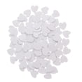 thumbnail image 2 of 200 Piezas De Madera Blanco Amor Corazón Flor Formas Artesanía Adornos De Madera Sunnimix Embellecimiento de madera, 2 of 8