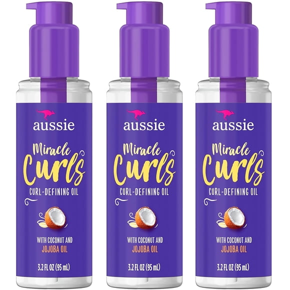 Tratamiento capilar Aussie Miracle Curls Defining Oil 100 ml x3