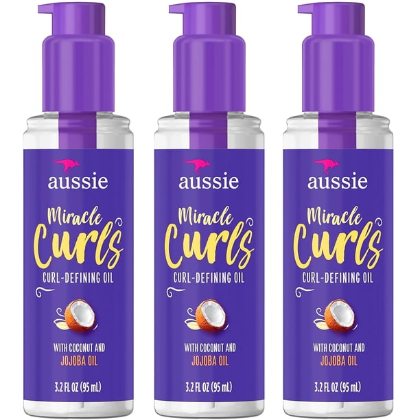 Tratamiento capilar Aussie Miracle Curls Defining Oil 100 ml x3