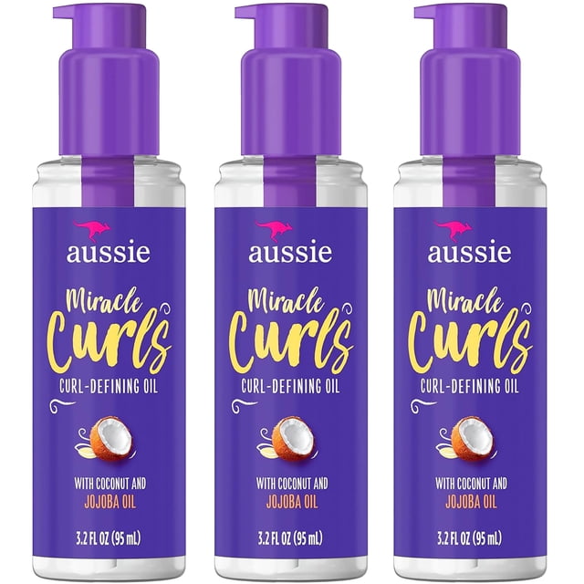 Tratamiento capilar Aussie Miracle Curls Defining Oil 100 ml x3